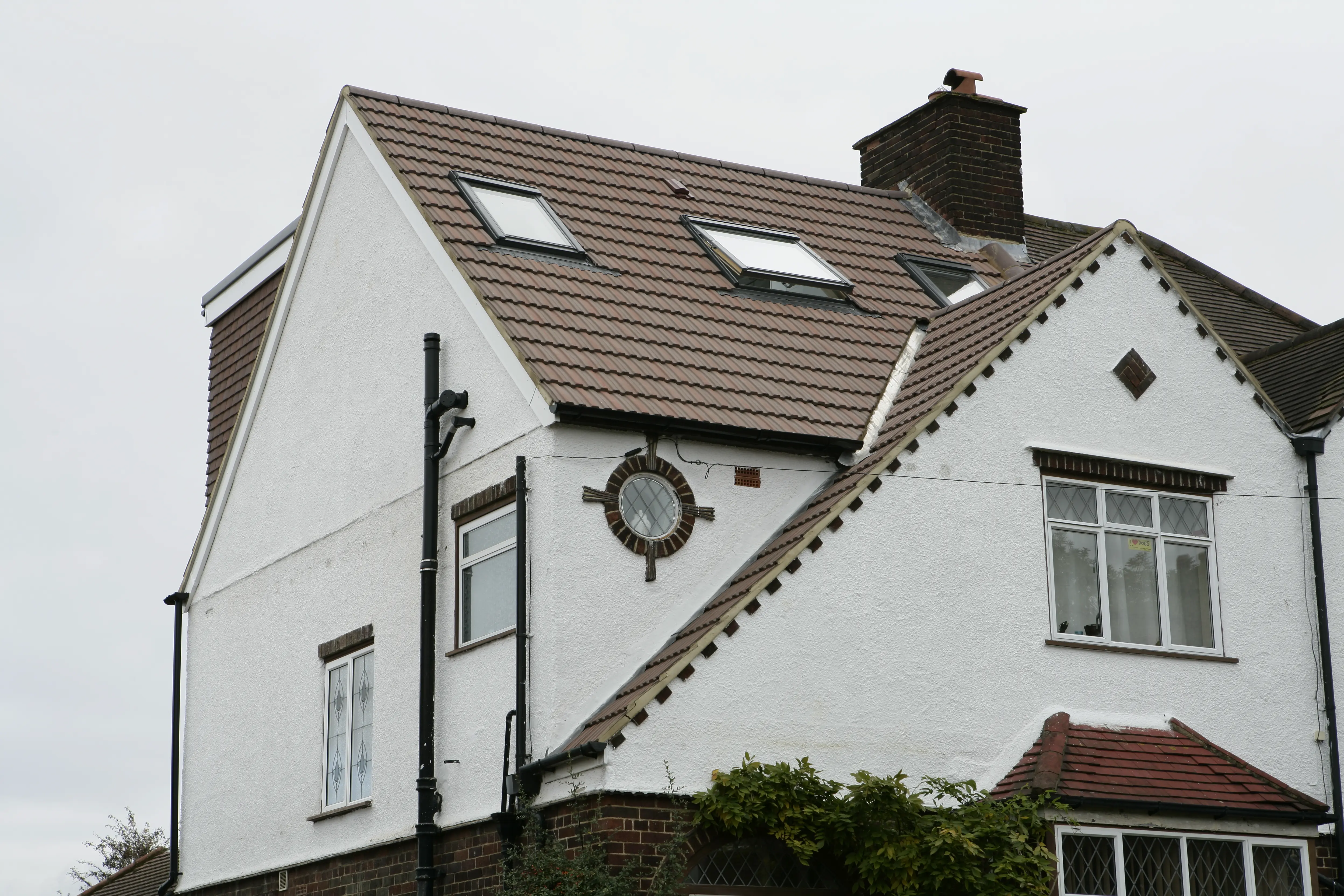 House with dormer loft conversion